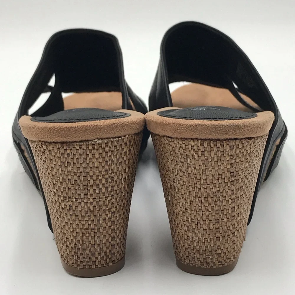 Women’s Style & Co Wedge Slide Sandals - Comfort Casual
